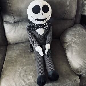 Disney Nightmare Before Christmas Jumbo Jack Skellington Plush Figure 41" NWT